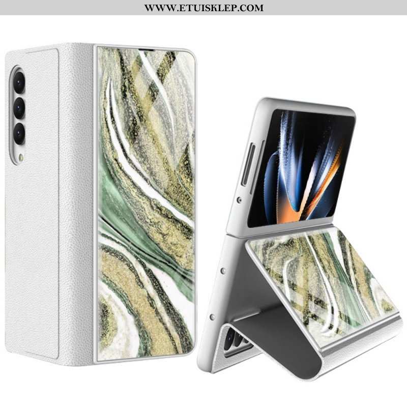 Etui do Samsung Galaxy Z Fold 4 Marmurowe Fale Gkk